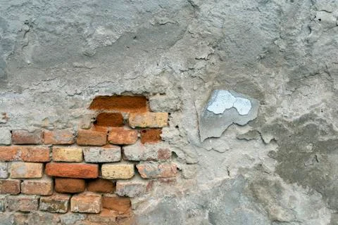 Close up shot of a brick wall texture Foto stock