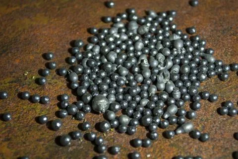 Close-up shot, on a brown table. Stock Photos