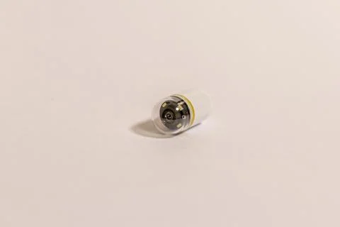 Close up shot of the capsule endoscopy camera. Healthcare Stock Photos