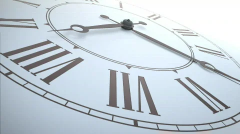 Close up shot of a classical clock Video stock 459555