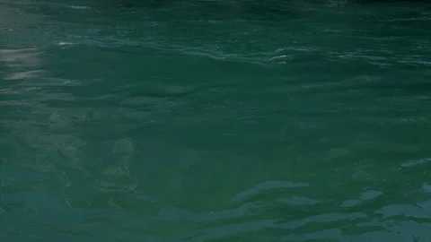 Close up shot of clean river water Stock Footage 329436502