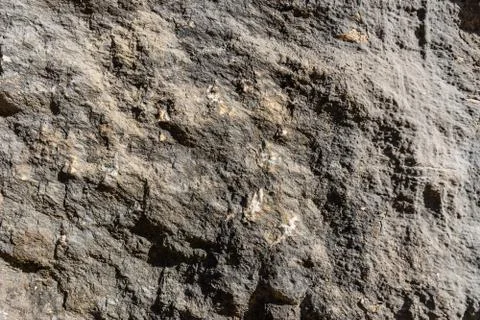 A close-up shot of the cliff texture of the low Alps mountains Stock Photos