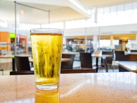 Close up shot of a cold beer Foto stock