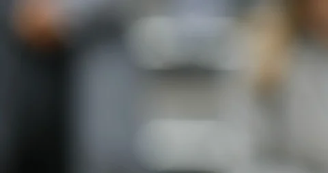 Close shot of commuters walking down steps to a subway station Stock Footage 108647872