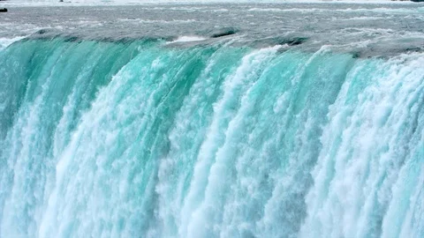 Close-up shot of dangerous fast river rapids. Stock-Footage 123095845