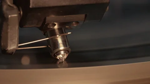 Close up shot of a diamond polishing machine  Stock Footage 65257639