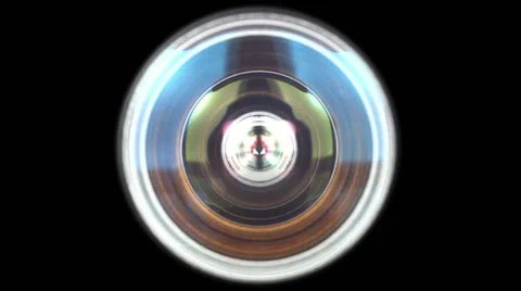 Close up shot of a diaphragm camera shutter blade/Lens iris 스톡 동영상 41471680