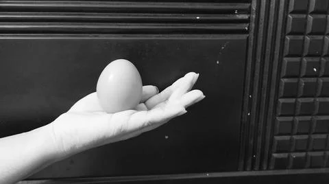 Close Up Shot Of An Egg 库存照片