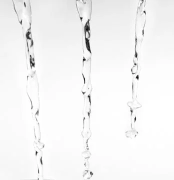 Close shot of a falling drop of water 스톡 사진