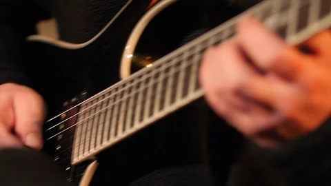 Close up shot of fingerboard. The camera moves up and down 스톡 동영상 103387767