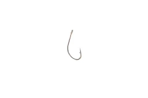 Close Up Shot of Fish Hook Isolated on White Background with Clipping Path .. Stock Photos