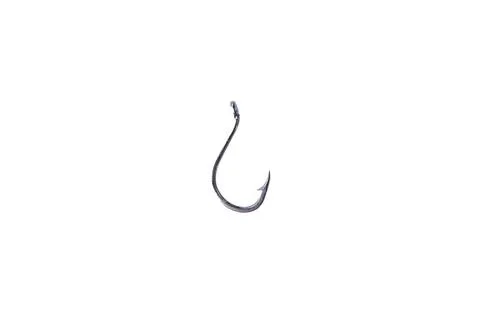 Close Up Shot of Fish Hook Isolated on White Background with Clipping Path .. Stock Photos