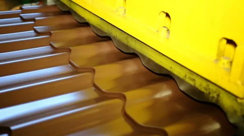Close up shot heavy factory machine tool at work Stock Footage 67094346