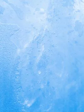 Close up shot to ice pattern. Macro view with soft focus. Gradient background Stock Photos