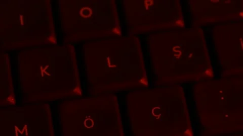Close up shot of keyboard pc. Technology concepet. Stock Footage 172430145
