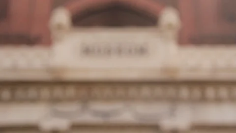Close Up Shot of Lahore Museum Stock Footage 86605498