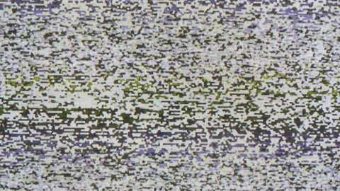 Close-up shot of loopable analog television static from an old TV screen. Stock Footage 103295528