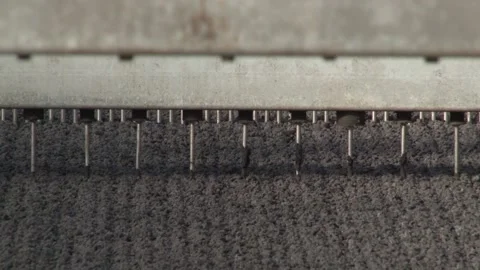 Close up shot of a machine in a waste water plant removing heavy solids, Stock Footage 190527289