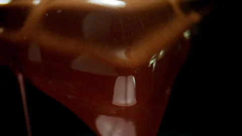 Close up shot of melting chocolate bar Stock Footage 340324112