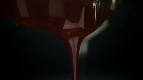 Close up shot of melting chocolate bar Stock Footage 340325081