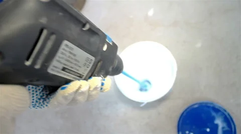 Close up shot of mixing paint 動画素材 65287870