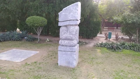 Close up shot of a monument. Stock Footage 147442613