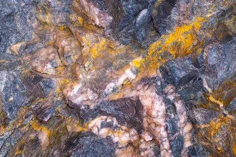 A close up shot of an multiple color rock, texture background, Marble textu.. Stock Photos