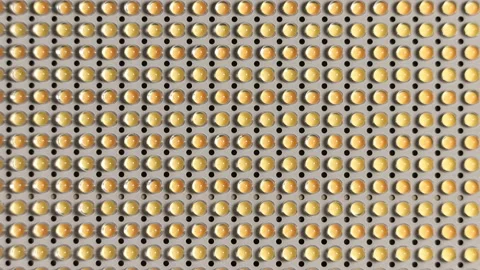 Close-up shot of a panel of led lights Video stock 167658872
