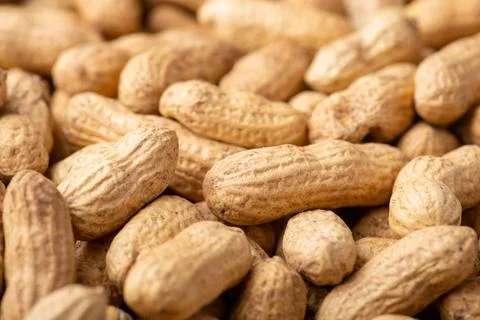Close up shot of peanuts Stock Photos