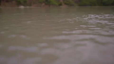 Close shot river bank Stock Footage 201839853