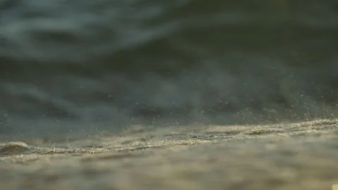 Close-up shot of sea waves Stock Footage 212891314