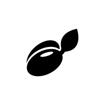 A close-up shot of a seed sprouting, symbolizing new life and growth. Stock Illustration