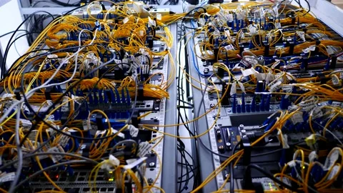 Close shot of the server. Stock Footage 197374245