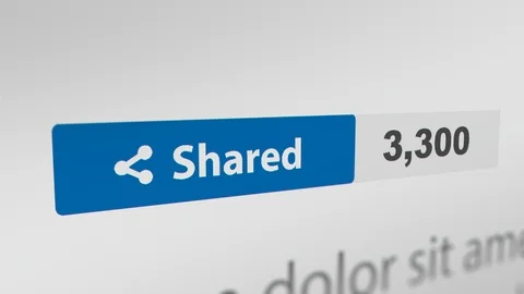 Close up Shot of Share Counter Counting Up Stock Footage 123010142