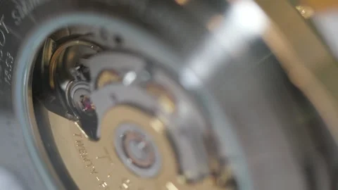 Close up shot of a skeleton watch San Francisco CA USA August 5 2026 Stockbeeldmateriaal 344476002