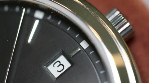 Close up shot of a skeleton watch San Francisco CA USA August 5 2026 Stock-Footage 344476301