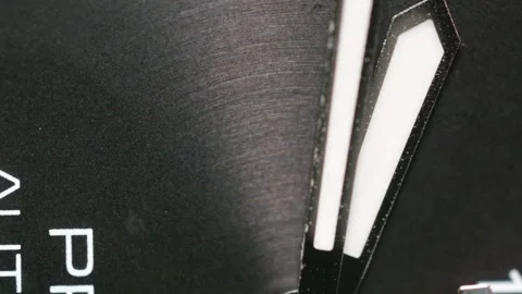 Close up shot of a skeleton watch San Francisco CA USA August 5 2026 Stock-Footage 344476517