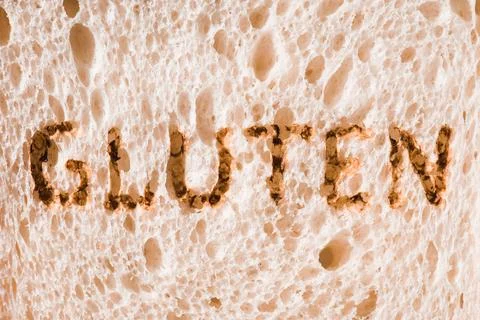 Close shot slice bread burned Stock Photos