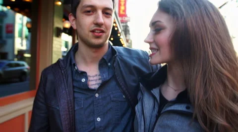 Close up shot of smiling couple Stock Footage 62470248