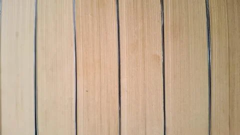 Close-up shot of a stack of books with thick pages Stock Photos