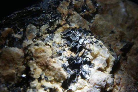 Close up shot of a stone on dark background 스톡 사진