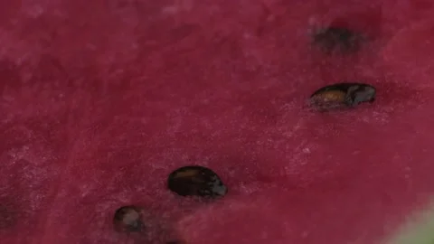 Close up shot on turntable of watermelon. Stock Footage 138329726