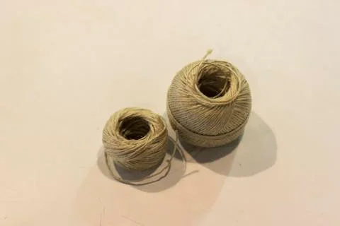 Close-up shot of two threads Stock Photos