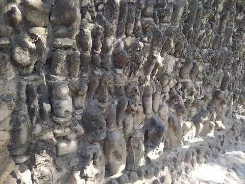 A close up shot of various objects , background in the rock garden. Stock Photos