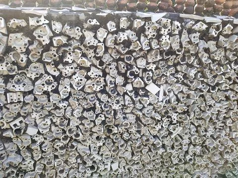 A close up shot of various objects , background in the rock garden. Stock Photos