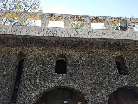 A close up shot of various objects , background in the rock garden. Stock Photos