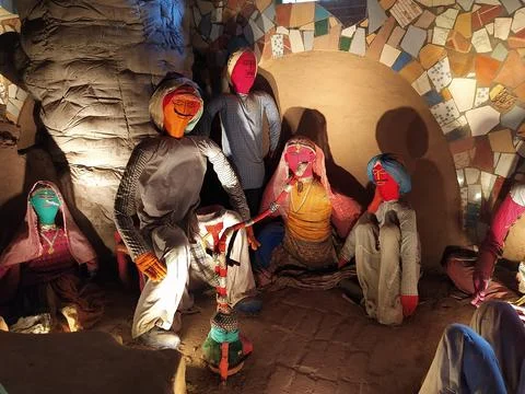 A close up shot of various objects , background in the rock garden. Stock Photos