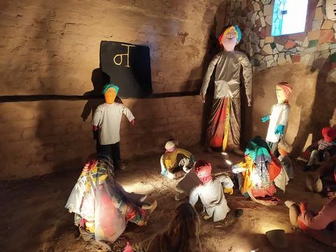 A close up shot of various objects , background in the rock garden. Stock Photos