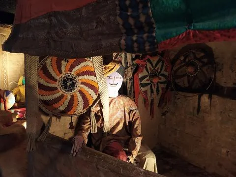 A close up shot of various objects , background in the rock garden. Stock Photos