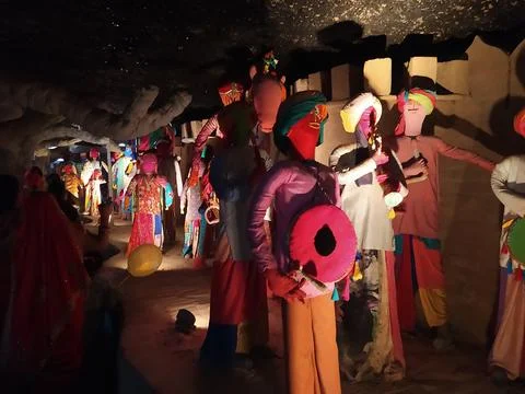 A close up shot of various objects , background in the rock garden. Foto stock